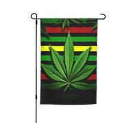 Bandiera da giardino 30,5 x 45,7 cm, doppia faccia primavera estate bandiera decorativa cortile striscione a strisce piccola bandiera stagionale festa decorazione esterna