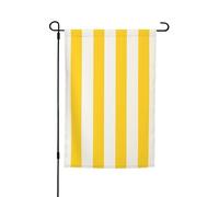 Bandiera da giardino 30,5 x 45,7 cm, doppia faccia primavera estate bandiera decorativa cortile striscione giallo limone piccola bandiera stagionale festa decorazione esterna