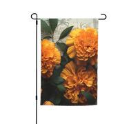 Bandiera da giardino 30,5 x 45,7 cm, doppia faccia primavera estate bandiera decorativa da cortile banner calendula piccola bandiera stagionale festa decorazione esterna