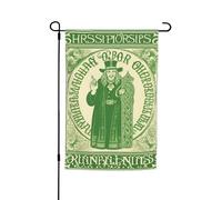 Bandiera da giardino 30,5 x 45,7 cm, doppia faccia primavera estate bandiera decorativa da cortile bandiera irlandese benedizione di San Patrizio piccola bandiera stagionale festa decorazione esterna