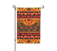 Bandiera da giardino 30,5 x 45,7 cm, doppia faccia primavera estate bandiera decorativa da cortile bandiera messicana arte popolare boho piccola bandiera stagionale vacanza decorazione esterna