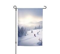 Bandiera da giardino 30,5 x 45,7 cm, doppia faccia primaverile estate bandiera decorativa da cortile bandiera invernale piccola bandiera stagionale decorazione per esterni
