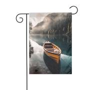 Bandiera da giardino 30,5 x 45,7 cm, doppia faccia, verticale, benvenuto, estate, bandiere, nessuna dissolvenza, bandierine per la casa in riva al lago, per decorazione esterna stagionale