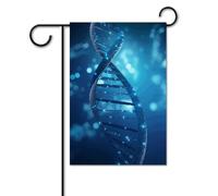 Bandiera da giardino 30,5 x 45,7 cm, doppia faccia, verticale, blu, immagine luminosa, bandiera di benvenuto, piccole bandiere decorative per esterni per tutte le stagioni, striscioni per casa, patio