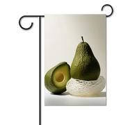 Bandiera da giardino 30,5 x 45,7 cm, doppia faccia, verticale, con due immagini, bandiera di benvenuto, piccola bandiera decorativa per esterni, per tutte le stagioni, per casa, patio, vacanze, casa