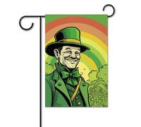 Bandiera da giardino 30,5 x 45,7 cm, doppia faccia, verticale, personaggio dei cartoni animati, con cappello, bandiera di benvenuto, piccole bandiere decorative per esterni per tutte le stagioni