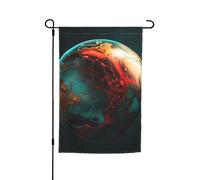 Bandiera da giardino, 30,5 x 45,7 cm, double face, resistente agli agenti atmosferici, bandiere verticali per esterni, palla di marmo, bandiera di benvenuto, bandiera primaverile stagionale per prato
