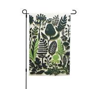 Bandiera da giardino, 30,5 x 45,7 cm, double face, resistente alle intemperie, bandiere verticali per esterni, per piante e giungle, adesivo da parete per la primavera e la stagione
