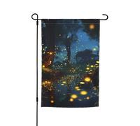 Bandiera da giardino, 30,5 x 45,7 cm, double face, resistente alle intemperie, bandiere verticali per esterni, lucciole, bandiera di benvenuto, bandiera primaverile stagionale per prato e patio