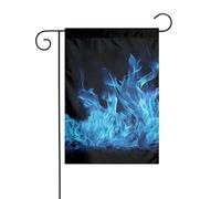 Bandiera da giardino 30,5 x 45,7 cm double face verticale benvenuto bandiere estive no dissolvenza bandiere casa blu fiamma cortile banner per casa stagionale cortile decorazione esterna