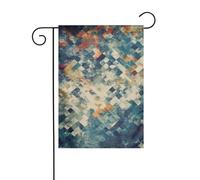 Bandiera da giardino 30,5 x 45,7 cm double face verticale benvenuto bandiere estive no dissolvenza bandiere per casa astratta moderna banner da cortile per casa stagionale decorazione esterna
