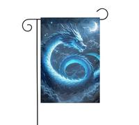 Bandiera da giardino 30,5 x 45,7 cm double face verticale benvenuto bandiere estive no dissolvenza bandiere casa cinese drago cantiere banner per casa stagionale cortile decorazione esterna