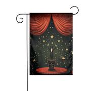 Bandiera da giardino 30,5 x 45,7 cm, double face, verticale, benvenuto, estate, nessuna dissolvenza, bandiere per casa, spettacolo magico, striscione per cortile stagionale, decorazione esterna