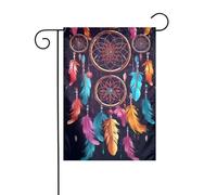 Bandiera da giardino 30,5 x 45,7 cm, double face, verticale, benvenuto, estate, non sbiadisce, bandiere per casa, acchiappasogni, striscione per cortile stagionale, decorazione esterna