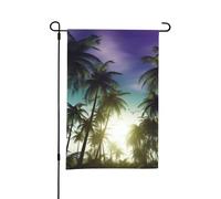 Bandiera da giardino 30,5 x 45,7 cm, verticale, double face, invernale, per esterni, oceano, dopo tempesta, per tutte le stagioni, bandiera decorativa per esterni per decorazioni da cortile