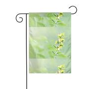 Bandiera da giardino 30,5 x 45,7 cm WHJSHOP Blooming Yellow Flower Prints decorazione da giardino spessa resistente alle pieghe per giardino esterno prato terrazza