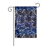 Bandiera da giardino 30,5 x 45,7 cm YYHHAOFA Glow in The Dark Pattern decorazione da giardino spessa resistente alle pieghe per giardino esterno prato terrazza