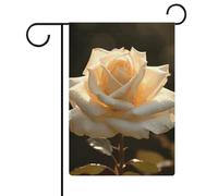 Bandiera da giardino 32,6 x 47 cm, doppia faccia, si illumina al buio, bandiere di benvenuto, decorazione stagionale, per esterni, patio, prato, portico, fattoria