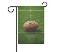 Bandiera da giardino, 32 x 47 cm, da appendere, per campo da calcio, sport, benvenuto, giardino, bandiera, per esterni, decorazioni per la casa, per prato, portico