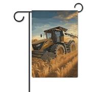 Bandiera da giardino, 32 x 47 cm, da appendere, per trattori agricoli, raccolti, benvenuti, bandiere da giardino, per esterni, decorazioni per la casa per prato e portico