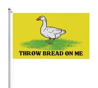 Bandiera da giardino 3x5 a 3 strati con scritta "Bread On Me" e 2 occhielli.