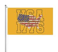 Bandiera Da Giardino 4Th Of July Patriotic American Independence Day For Memorial Day Veteran'S Day Bandiera Da Cortile Colore Vivido Bandiere Decorative Antivento Garden Flag Per Feste 90X152CM