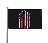 Bandiera Da Giardino 4Th Of July Patriotic American Independence Day For Memorial Day Veteran'S Day Bandiere Decorative Durevole Bandiera Da Cortile Colore Vivido Garden Flag Per 90X152CM