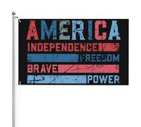 Bandiera Da Giardino 4Th Of July Patriotic American Independence Day For Memorial Day Veteran'S Day Garden Flag Colore Vivido Bandiera Da Cortile Durevole Bandiere Decorative Per Feste 90X152CM