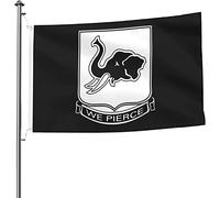 Bandiera Da Giardino 64Th Armor Regiment Bandiere Decorative Durevole Bandiera Da Cortile Lavabile Garden Flag Per Esterno Feste Celebrazioni 90X152CM