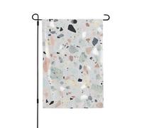 Bandiera da giardino 71 x 101 cm bandiera verticale da esterno a doppia faccia piccola bandiera da cortile in marmo color pastello bandiere da giardino estive bandiere di benvenuto per esterni banner