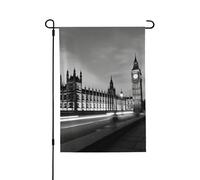 Bandiera da giardino 71 x 101 cm doppia bandiera verticale per esterni piccola bandiera da cortile case del parlamento bandiere da giardino bandiere estive di benvenuto per esterni banner per vacanze