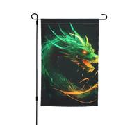 Bandiera da giardino a doppia faccia 30 x 45 cm bandiera da esterno piccola bandiera da giardino drago cinese bandiere da giardino banner per vacanze bandiera di benvenuto bandiera decorativa per