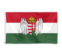 Bandiera Da Giardino A Variant Of The Kingdom Of Hungary Garden Flag Lavabile Bandiera Da Cortile Colore Vivido Bandiere Decorative Per Feste Esterno Festival 90X152CM