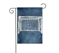 Bandiera da giardino ad acquerello su palo da calcio su bandiera da giardino blu navy 30 x 45 cm verticale su entrambi i lati per fattoria vacanze decorazioni esterne bandiera cortile