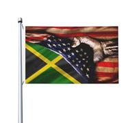 Bandiera Da Giardino America And Jamaica Jamaicans Bandiere Decorative Durevole Garden Flag Premium Bandiera Da Cortile Per Esterno Festival Celebrazioni 90X152CM