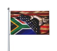 Bandiera Da Giardino America And South Africa South African Bandiere Decorative Premium Garden Flag Durevole Bandiera Da Cortile Per Feste Celebrazioni Festival 90X152CM