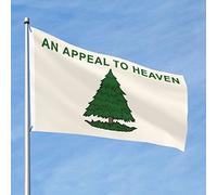 Bandiera Da Giardino An-Appeal-To-Heaven-Pine-Tree Bandiere Decorative Premium Bandiera Da Cortile Durevole Garden Flag Per Esterno Festival Celebrazioni 90X152CM