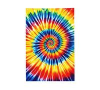 Bandiera da giardino arcobaleno tie-dye 2x3 piedi, striscioni decorativi per cortile, bandiere da prato per decorazioni interne ed esterne per portico, prato, patio