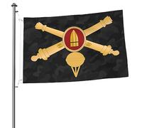 Bandiera Da Giardino Army Armorial Of Coast Artillery Regiments Garden Flag Durevole Bandiera Da Cortile Antivento Bandiere Decorative Per Feste Festival Celebrazioni 90X152CM