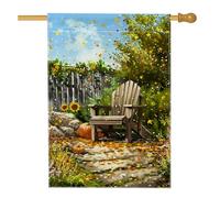 Bandiera da giardino autunnale, bandiera decorativa autunnale con girasoli gialli, bandiera su entrambi i lati per decorazione da giardino per esterni, 71 x 101 cm