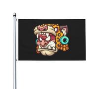 Bandiera Da Giardino Aztec Warrior Bandiere Decorative Antivento Bandiera Da Cortile Durevole Garden Flag Per Feste Celebrazioni Festival 90X152CM