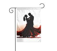 Bandiera Da Giardino Ballroom Dance Garden Flag Resistente Al Sole Bandiera Da Cortile Durevole Bandiere Decorative Per Feste Celebrazioni Festival 30X45CM