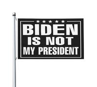 Bandiera Da Giardino Biden Is Not My President Garden Flag Premium Bandiera Da Cortile Durevole Bandiere Decorative Per Celebrazioni Feste Festival 90X152CM
