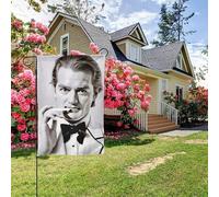 Bandiera da giardino bifacciale James Roger Moore Style A, decorazione per esterni da 28x40 pollici