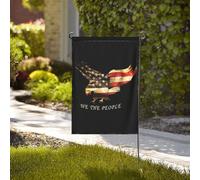 Bandiera da giardino bifacciale "We the People Flying Eagle" (31,75 x 46,75 cm)