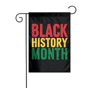 Bandiera Da Giardino Black History Month Bandiera Verticale Lavabile Bandiere Decorative Colori Vivaci Garden Flag Per Esterno Festival Celebrazioni 30X45CM