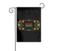 Bandiera Da Giardino Black History Month Garden Flag Premium Bandiere Decorative Colori Vivaci Bandiera Verticale Per Feste Festival Esterno 30X45CM