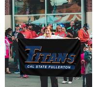 Bandiera Da Giardino Cal State Fullerton Titans Bandiere Decorative Impermeabile Garden Flag Resistente Al Sole Bandiera Da Cortile Per Celebrazioni Feste Festival 90X152Cm