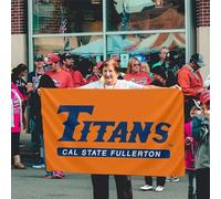 Bandiera Da Giardino Cal State Fullerton Titans Bandiere Decorative Resistente Al Sole Bandiera Da Cortile Durevole Garden Flag Per Celebrazioni Festival Feste 90X152Cm