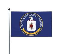 Bandiera Da Giardino Central Intelligence Agency Cia Garden Flag Lavabile Bandiera Da Cortile Colore Vivido Bandiere Decorative Per Festival Esterno Feste 90X152CM